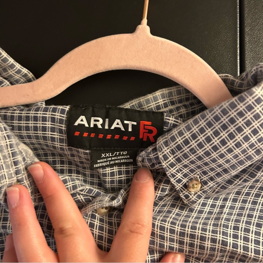 Ariat Flame Resistant Basic Work Shirt Button Up … - image 16